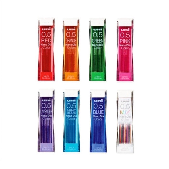 

Uni NanoDia 0.5 mm Color Erasable Lead Mechanical Pencil Refill WE!!!
