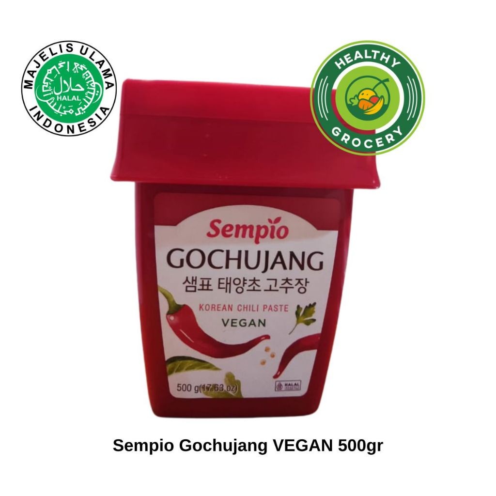 

Sempio Gochujang VEGAN Hot Pepper Paste 500gr / Pasta Cabai