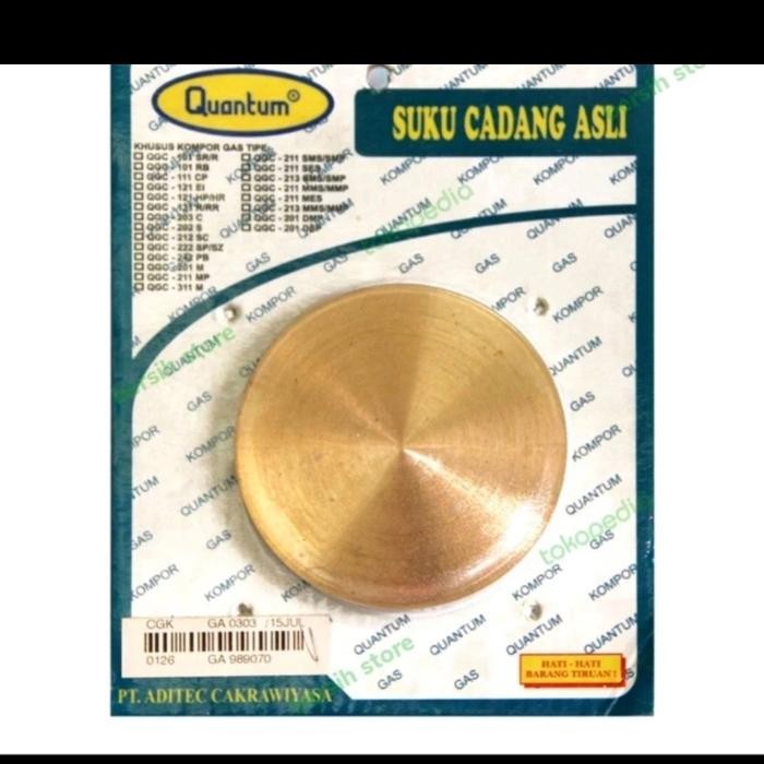 BURNER KUNINGAN KOMPOR GAS QUANTUM 8 CM ( 80 MM ) TERBAIK