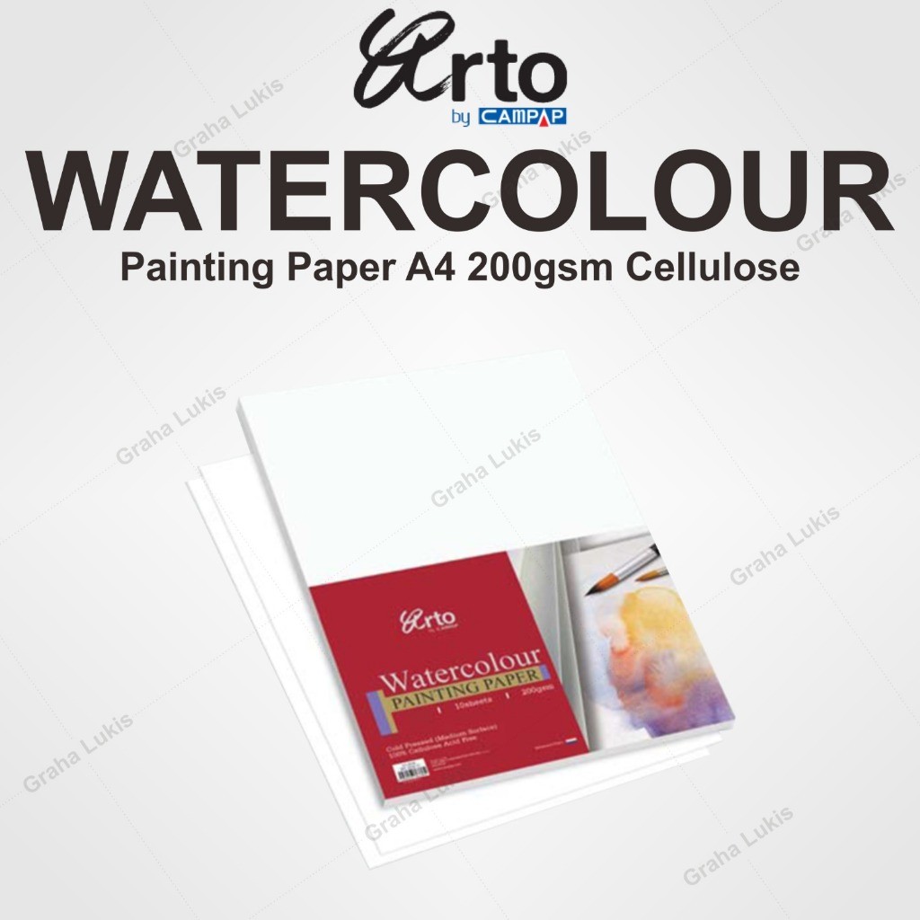 

Arto Watercolour Paper A4 - 200gsm - Cellulose WE!!