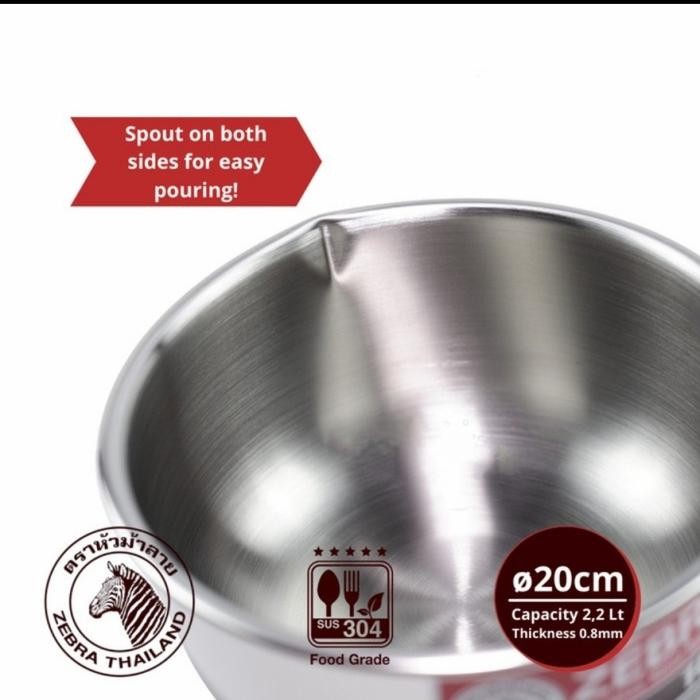 Sacepan Zebra 166307 // Panci Masak Mie 16 Cm Zebra Thailand #Gratisongkir