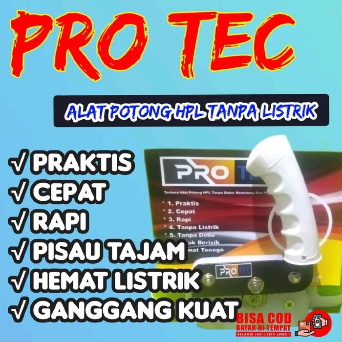 

No Na - Pro-Tec Alat Potong Hpl - Alat Potong Hpl Manual Terbaru. Pisau Tajam, Tarikan Enteng,