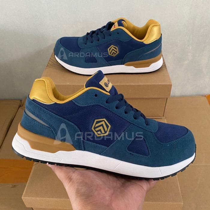 Sepatu Safety Shoes Merk Modyf/Larnmern Grey Model Sneaker Ards12