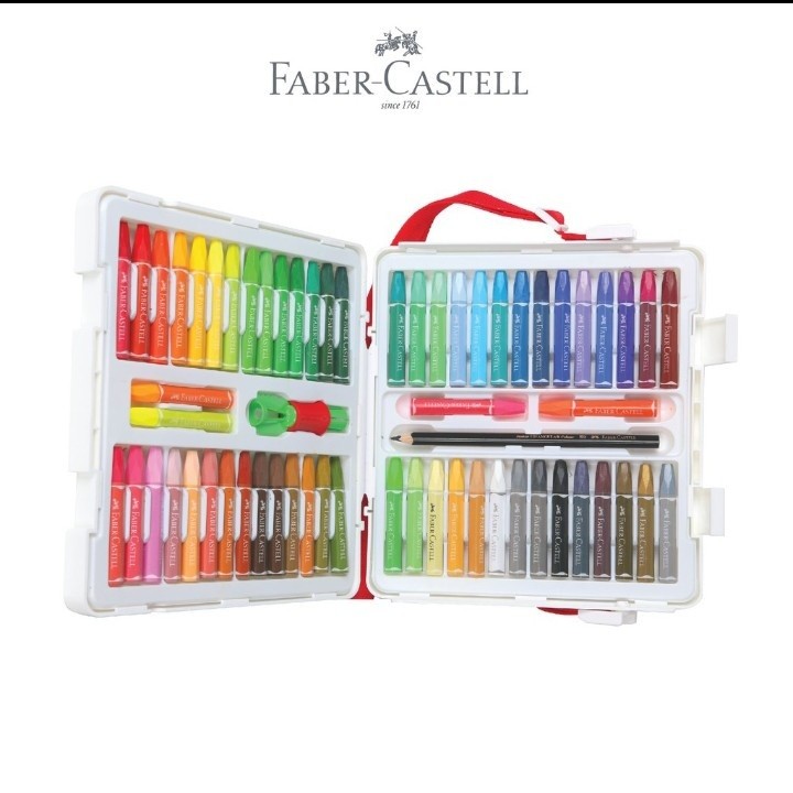 

Faber Castell Oil Pastel Crayon 60 Colour In Plastic Bag Murah