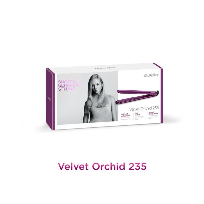 Babyliss Velvet Orchid 235 Straightener - 2513U Gratisongkir