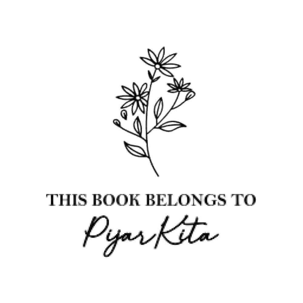 

B-3 CUSTOM NAMA BOOK STAMP / STEMPEL BUKU NOVEL AESTHETIC PIJARKITA WE!!
