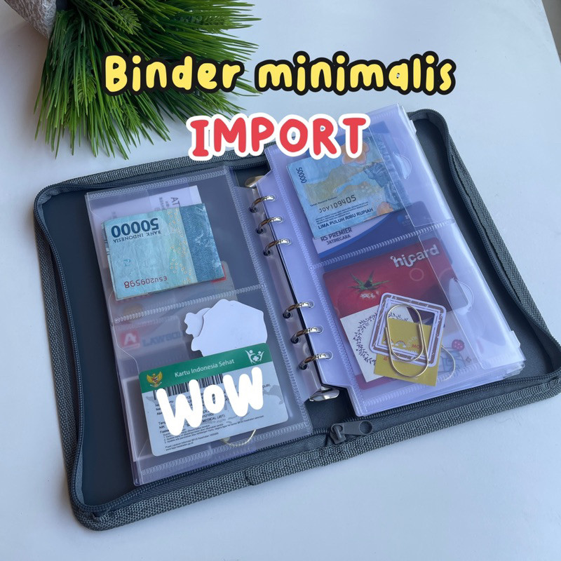 

BINDER MINIMALIS A6 Besar produk IMPORT WE!!