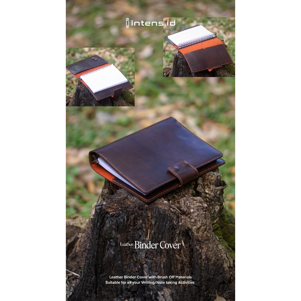 

Intens.id cover binder a5 matterial kulit sapi WE!!