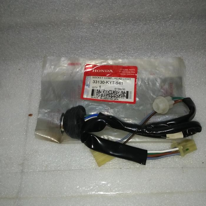 SOCKET FITING LAMPU SCOOPY ORI AHM 33130-KYT-941