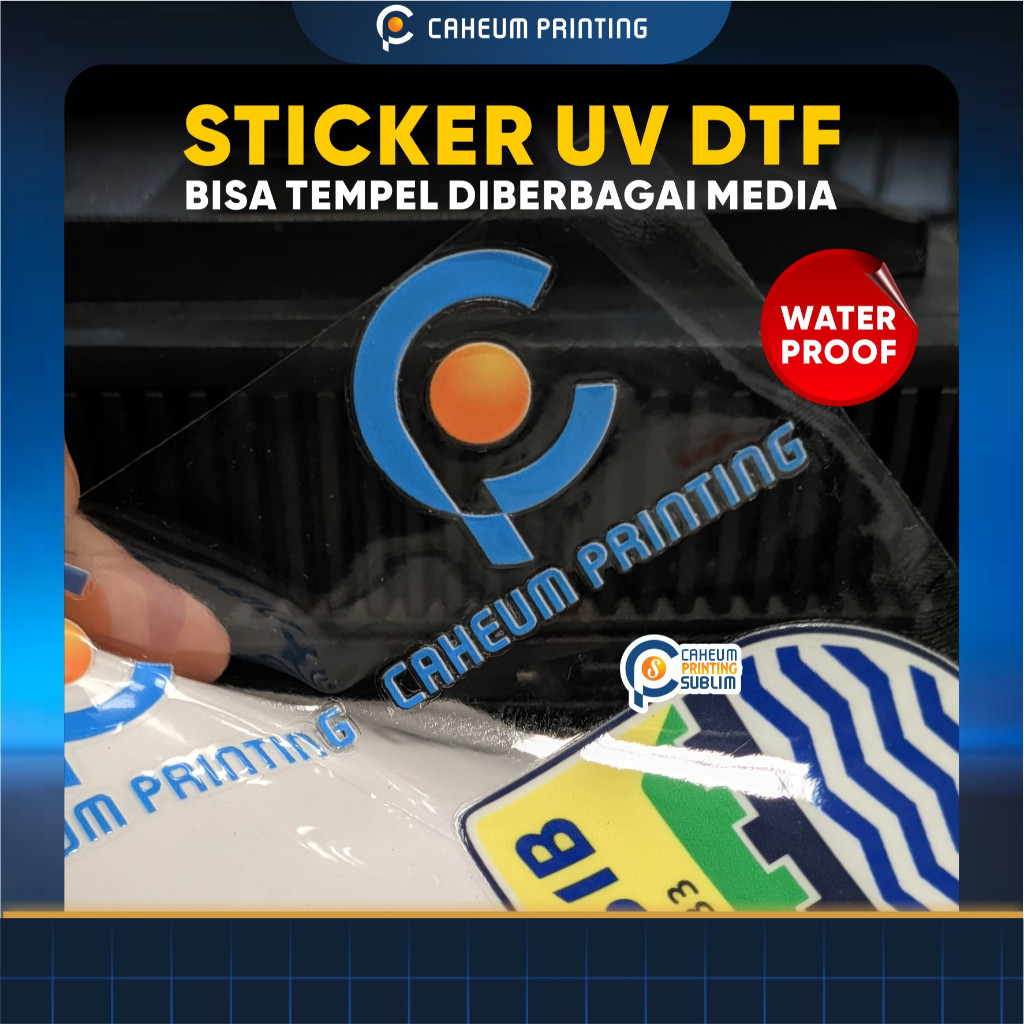 

Sticker DTF UV / Cutting Sticker Warna / Sticker Tinta Putih / Sticker Sablon
