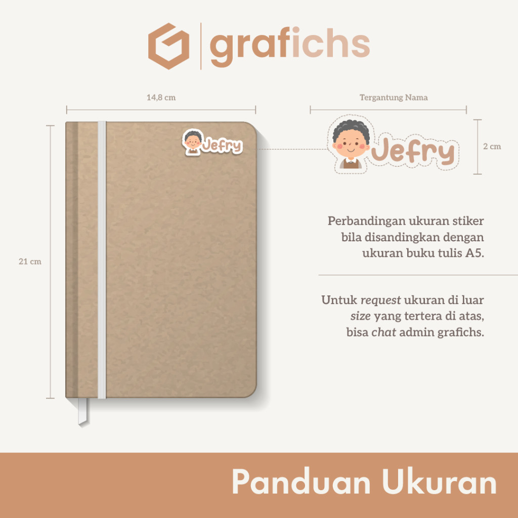 

[33-60 Pcs] Stiker Nama Alat Tulis Sekolah GISS41-50 by Grafichs