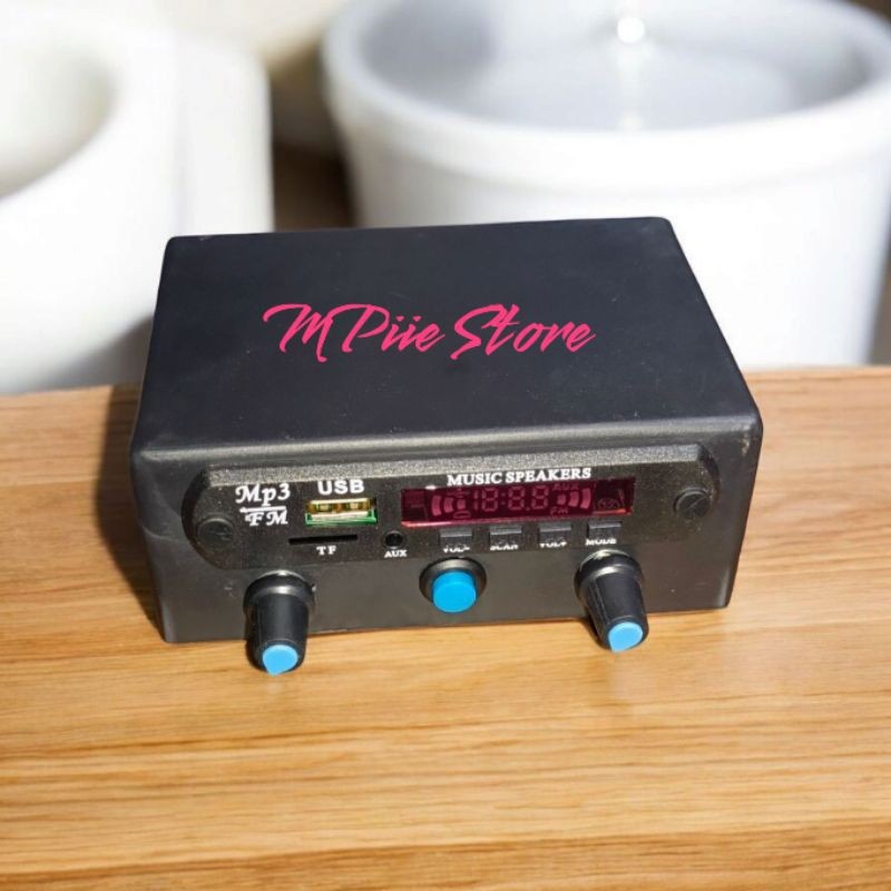 Mini amplifer bluetooth rakitan stereo 2x30watt 12volt