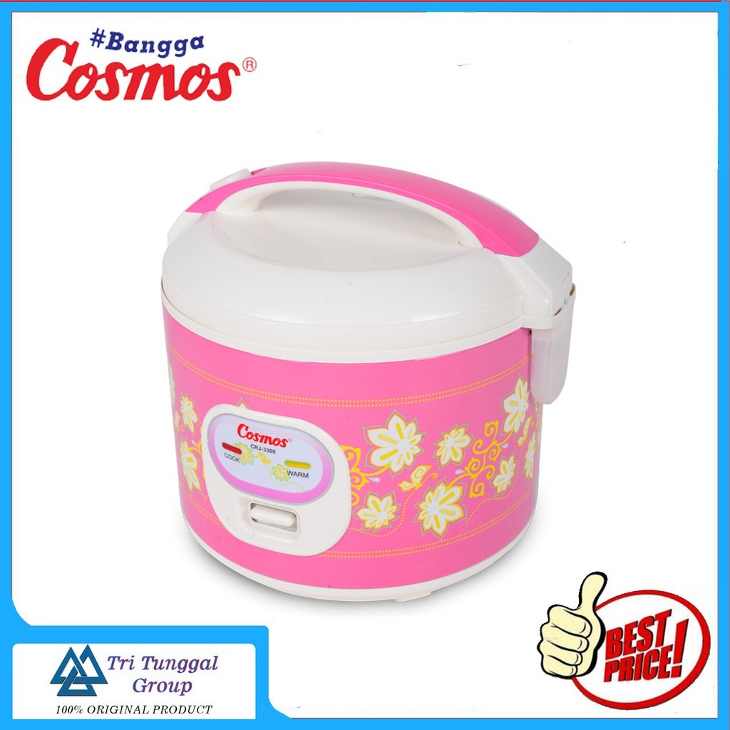 (BAYAR DI TEMPAT) Magic Com / Rice Cooker Cosmos CRJ 3306/ CRJ3306 / CRJ-3306 / CRJ3305 / CRJ-3305