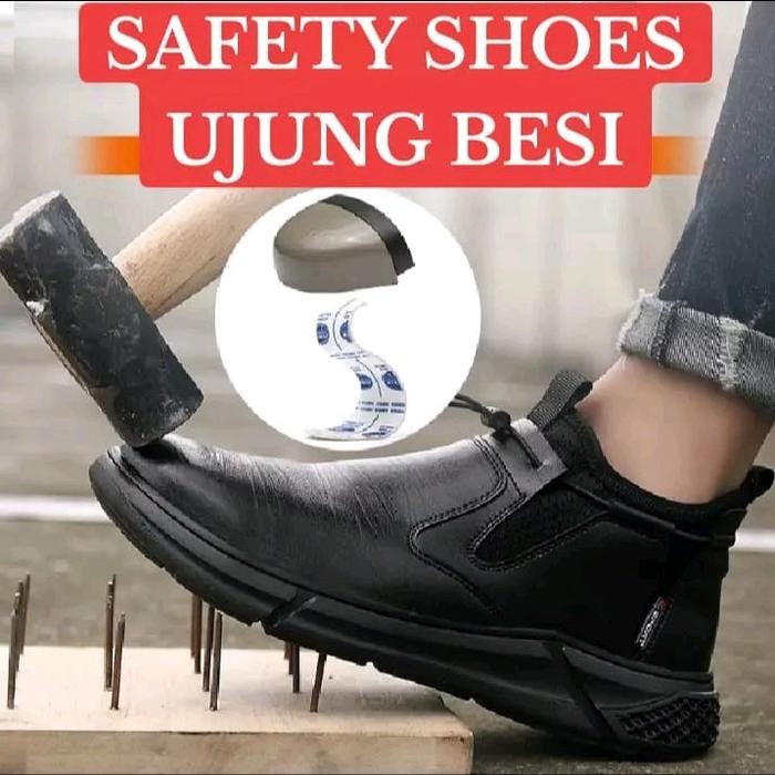 

Terlaris Sepatu Kerja Ujung Besi Tahan Air Dan Tahan Benturan