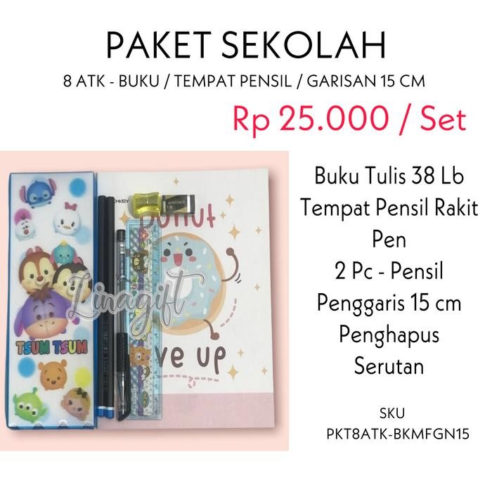 

Paket sekolah (8macam)