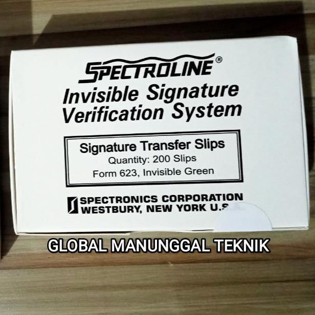 

Spectroline Invisible Signature