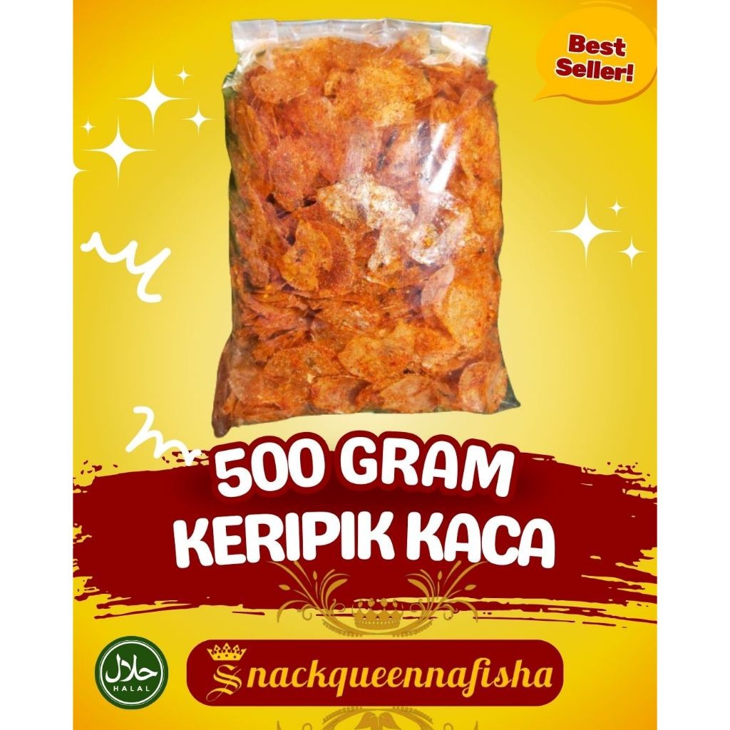 

keripik kaca pedas daun jeruk 500gram WE!!