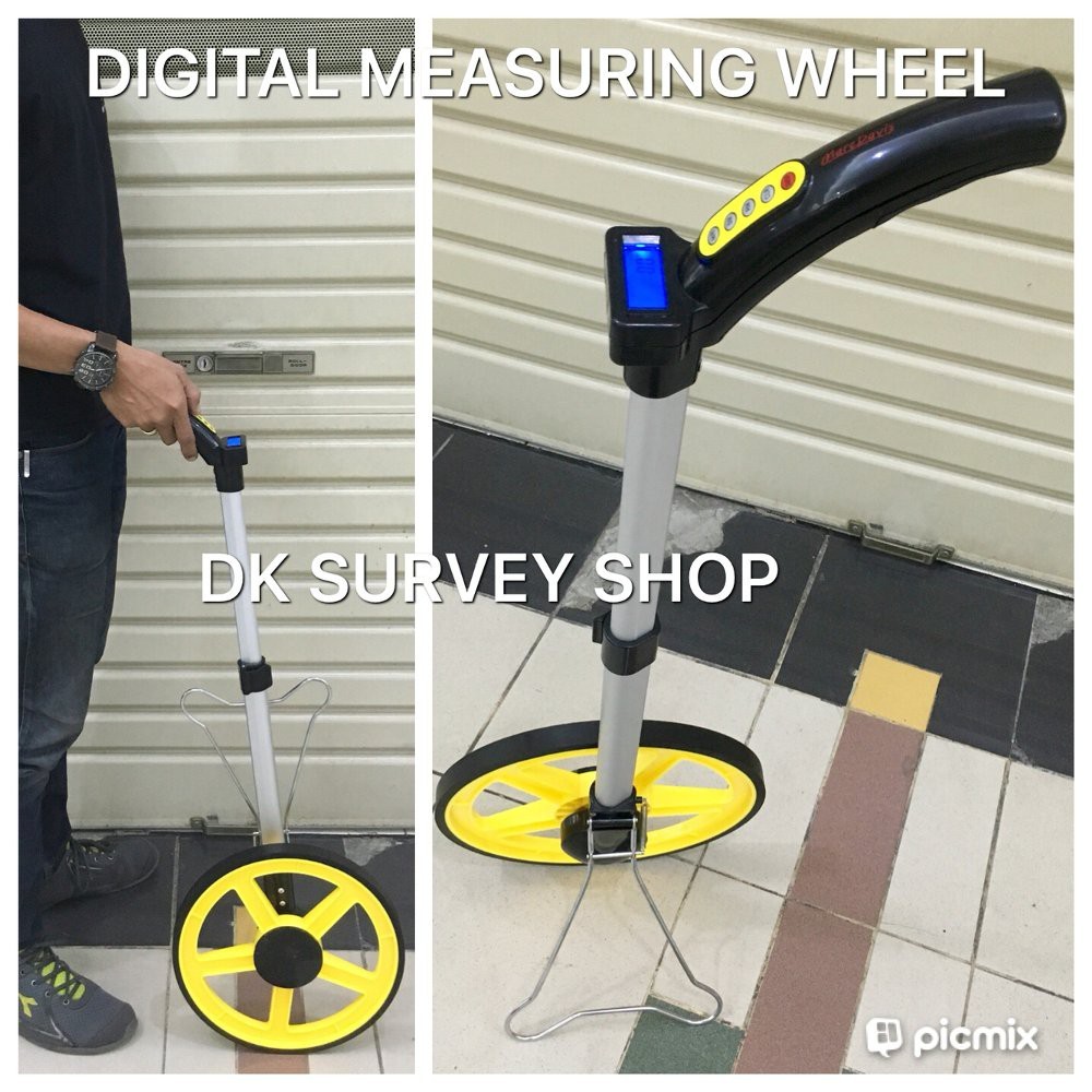 Meteran Dorong Digital Meteran Roda Digital Roda Jalan Digital Digital Meauring Wheel Marcdavi