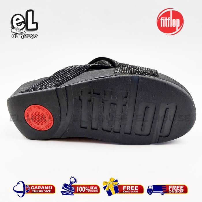 Sandal Fitflop/Fitflop Original/Fitflop Crystal Slide Gratisongkir
