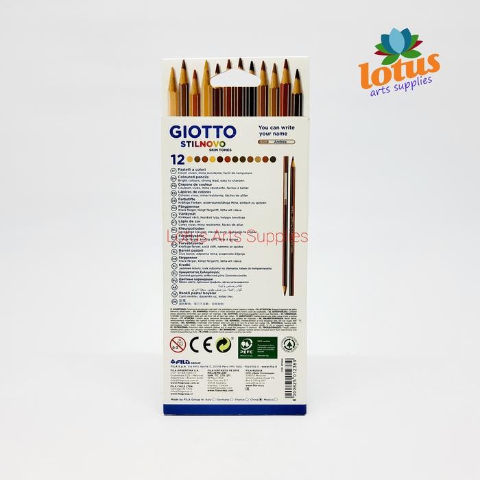 

Big Boss - Giotto Stilnovo Skin Tones Pencil / Pensil Warna Set 12