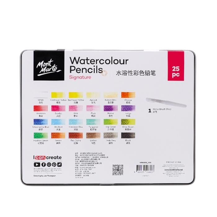 

Big Boss - Ohsome - Mont Marte Watercolour Pencils 25/37 Pcs Pensil Warna