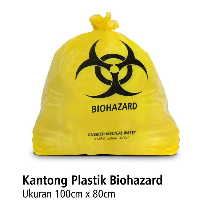 BIOHAZARD - Kantong Plastik BioHazard 80x100cm pak isi 50