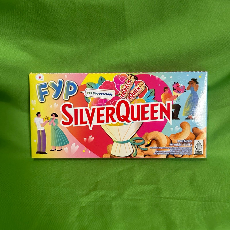 

PROMO Silverqueen Cashew isi 2pc x 55gr Kemasan Baru Menarik WE!!