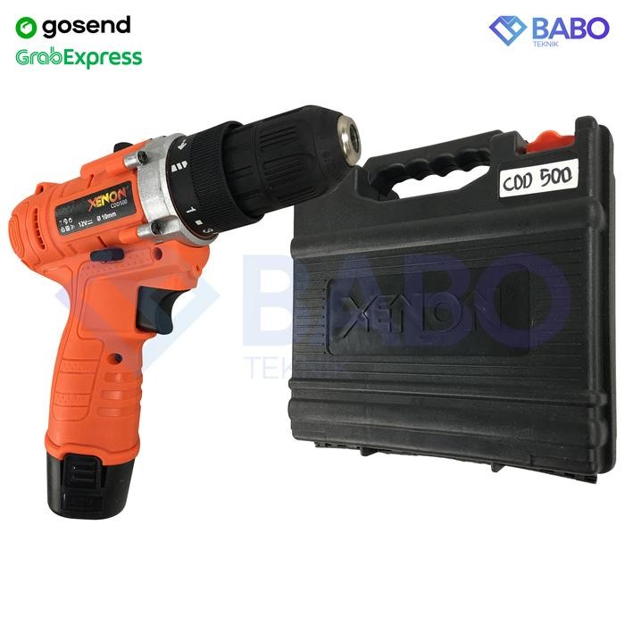 XENON BOR CORDLESS XENON 12V KOPER 2 BATERAI CHARGER