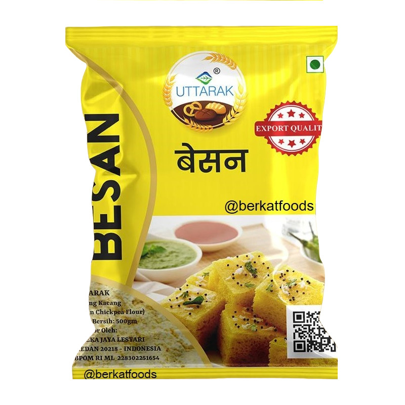 

Besan Flour Uttarak India / Tepung Chickpea Garbanzo Chana Kacang Arab