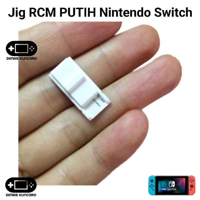 Jig RCM PUTIH Nintendo Switch cfw atmosphere recovery loader