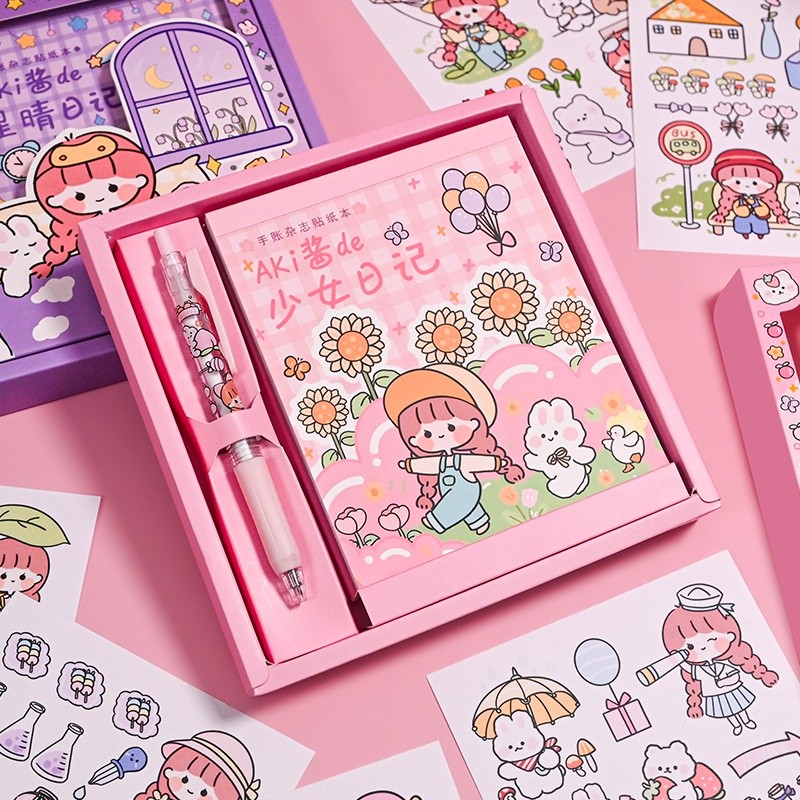 

Stiker 1 Set Box Premium 50 Lembar + Pulpen Cutter