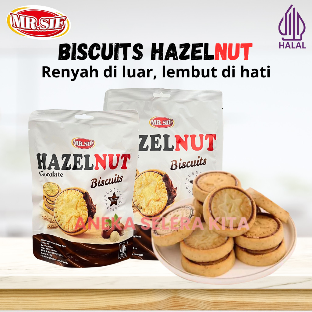 

Olivoliv Snack Swiss Gold Hazelnut Chocolate & White Chocolate Biscuit / Hazelnut Coklat Biskuit