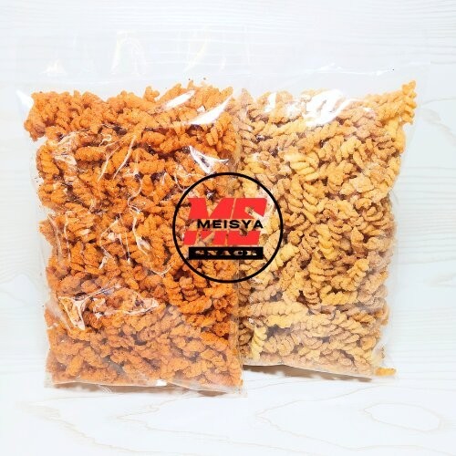 

Olivoliv Snack Makaroni Spiral Macaroni Spiral Rasa Pedes Berat Bersih - 250 Gr
