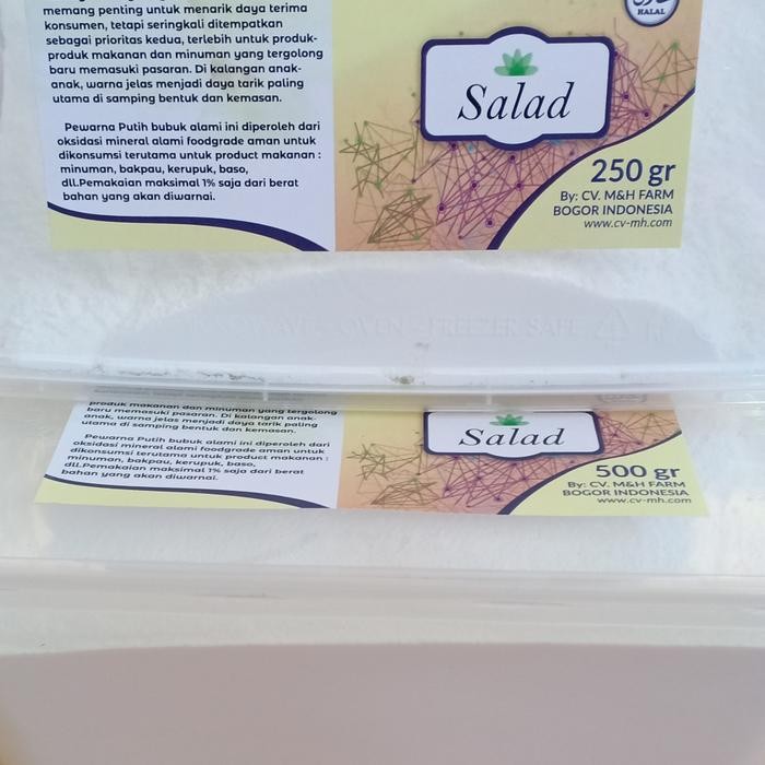 

Pewarna Makanan Putih Alami Foodgrade