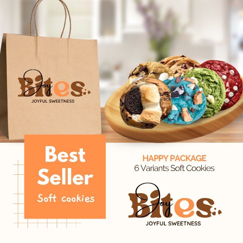 

Olivoliv Snack Soft Cookies Happy Package (6Pcs)