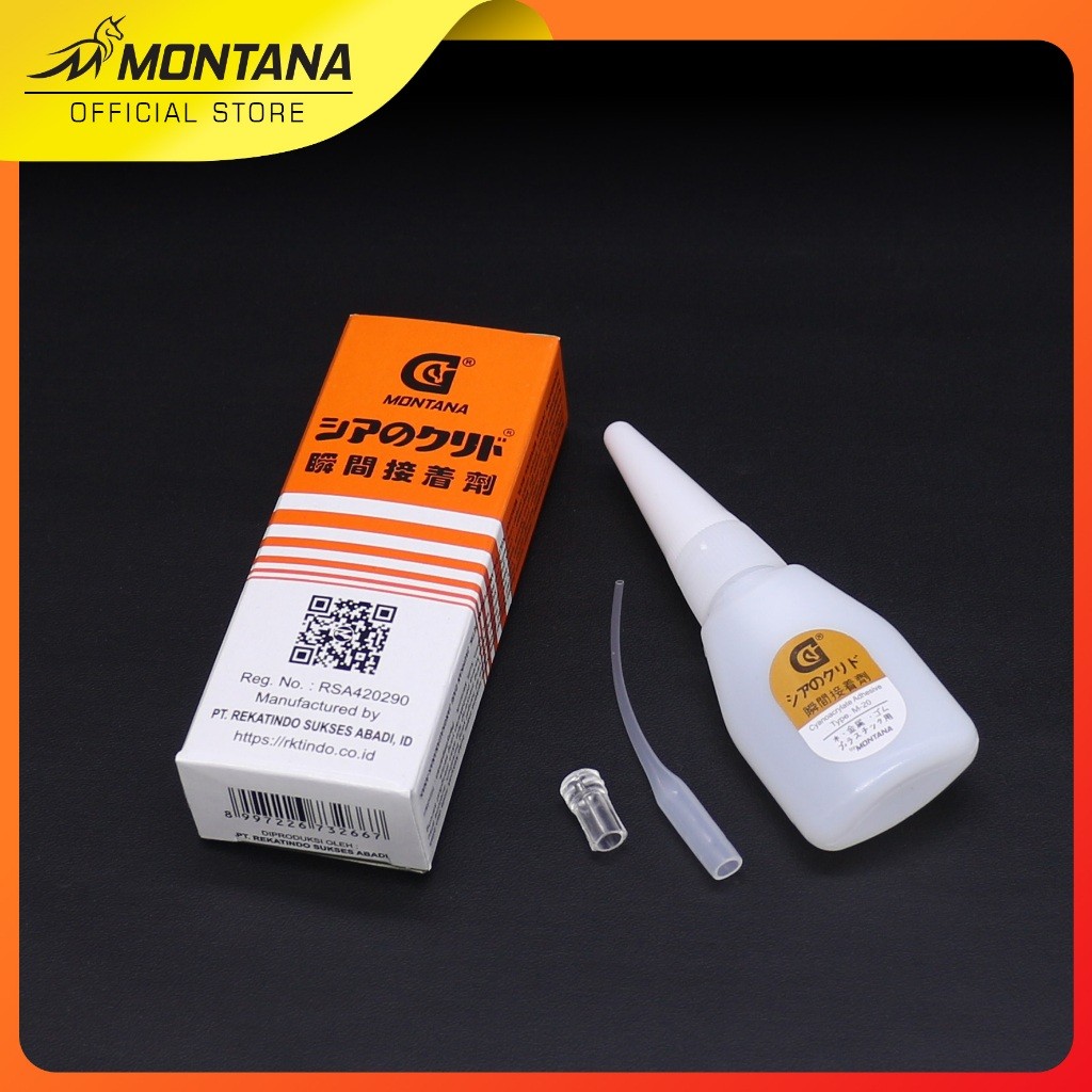 

MONTANA Lem Korea Kaca Besi Box Besar 50 Pcs Adhesive Glue Perekat Serbaguna GL-06/BIGBOX