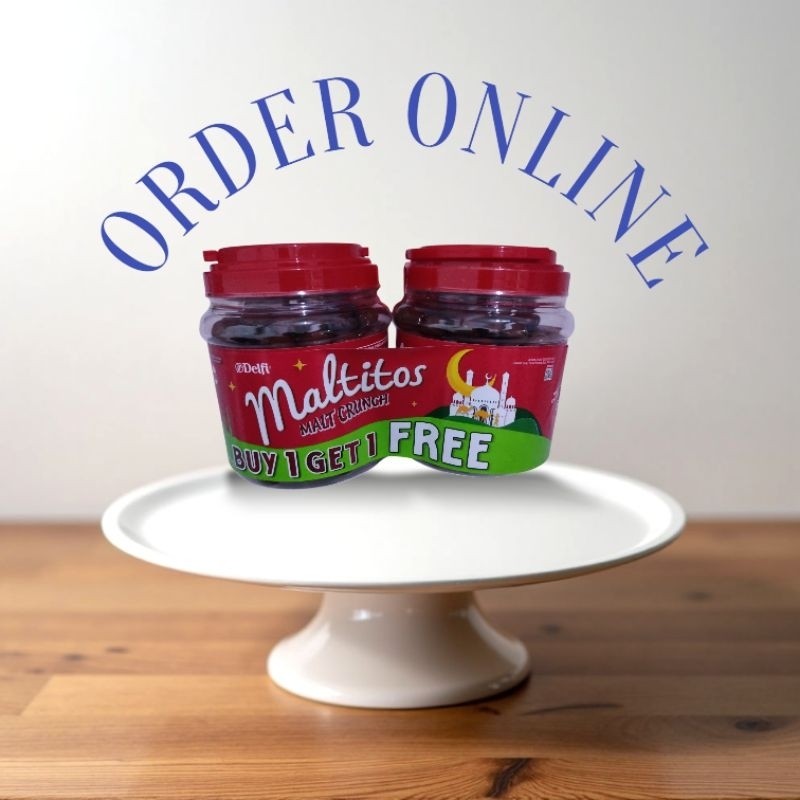 

Olivoliv Snack Coklat Delfi Maltitos Toples Jar 275G 1+1.