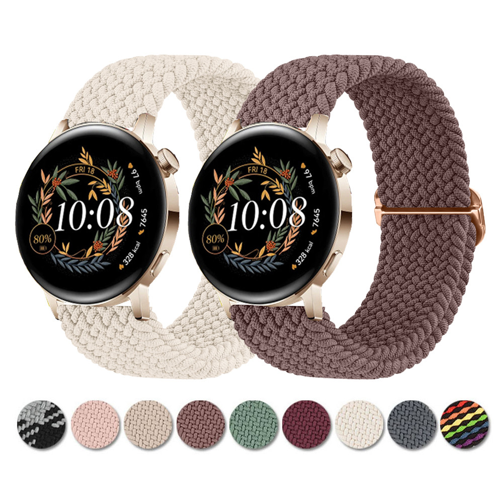 Elastic Weave Strap For Huawei Wat  Gt2 Gt3 42Mm 46Mm Band For Huawei Wat  Gt2 Pro/Gt 46Mm 42Mm/