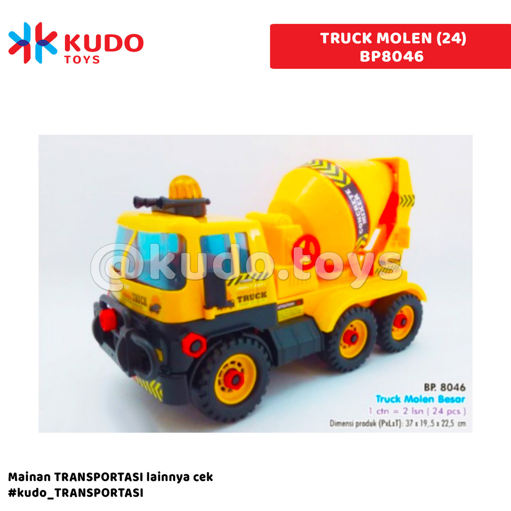 Kudo Toys - Mainan Anak TRUCK MOLEN (24) BP8046