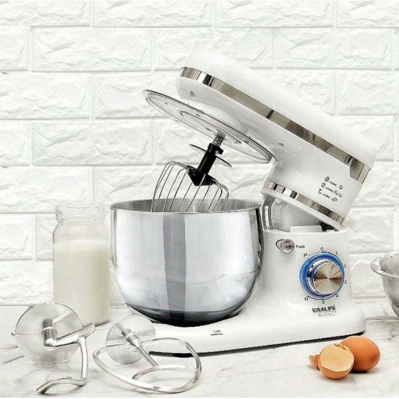 Mixer Idealife Low Watt Multi Speed IL221A - Profesional Stand Mixer