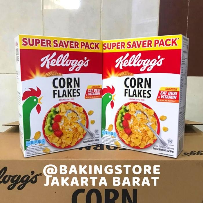 

JTTOP" KELLOGS CORN FLAKES 500 GRAM