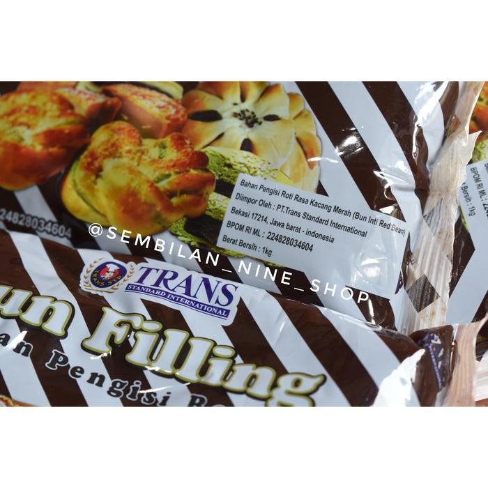 

JTTOP" TRANS BUN FILLING RED BEAN 1 KG RASA KACANG MERAH ISIAN ROTI/ MOONCAKE/ BAKPAO/ MOCHI NULL