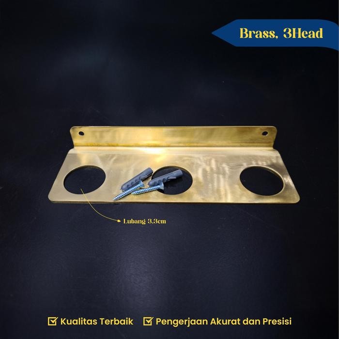 Gantungan Botol Sabun / Soap Dispenser Holder Stainless/ Kuningan Stainless