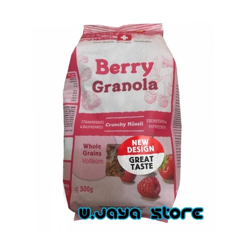 

JTTOP" FAMILIA BERRY CRUNCH MUESLI 500G / CRUNCHY CEREAL WITH BERRIES