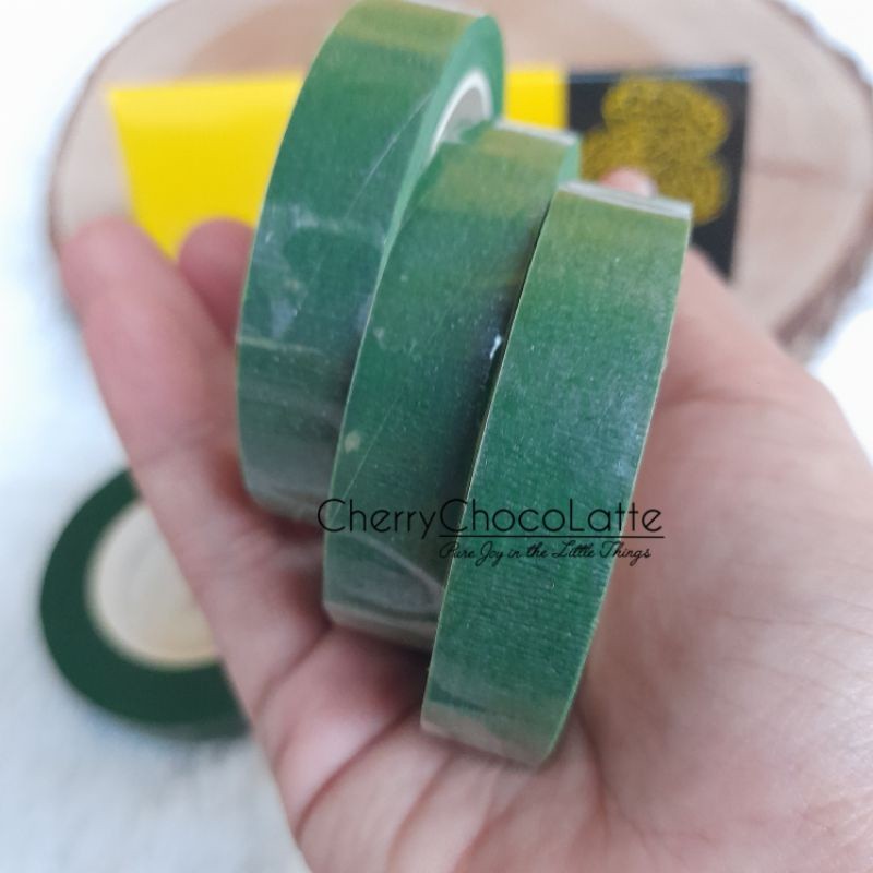

[ 1 box / 12 Roll ] Floral Tape 20 Yrds / Solatip Bunga / Solatip Tangkai Bunga