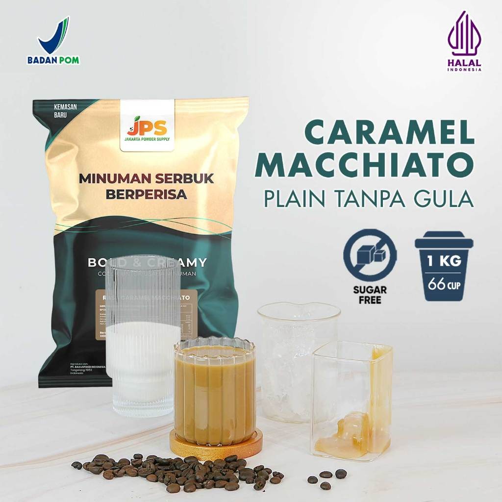 

Powder Drink JPS Bubuk Minuman Rasa CARAMEL MACHIATO PLAIN 1 Kg