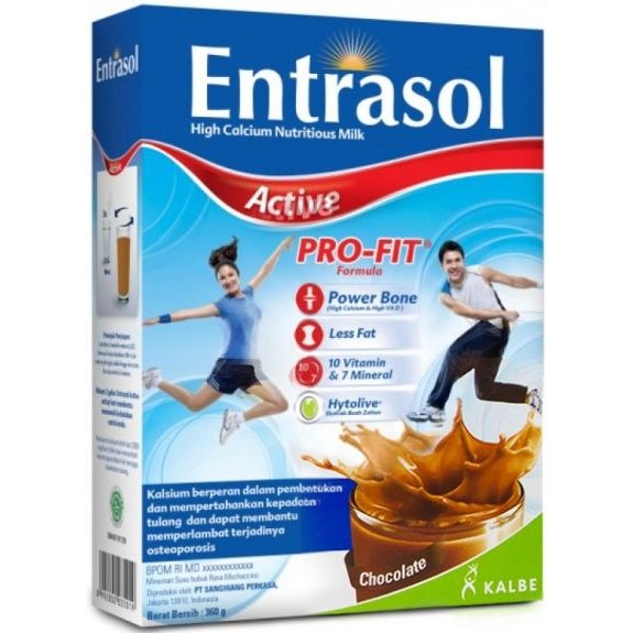 

ENTRASOL ACTIVE COKLAT 360 GR - RAJA SUSU