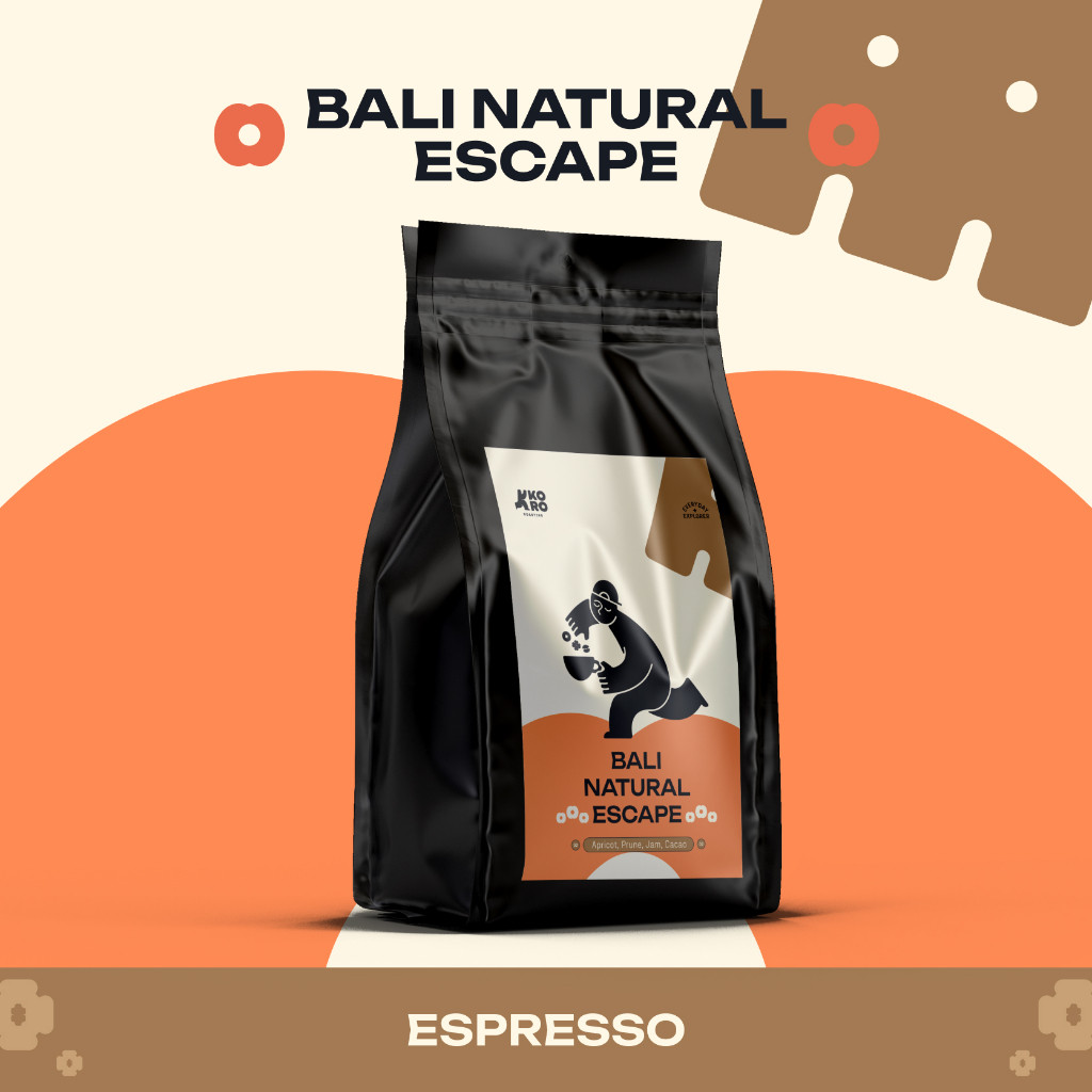 

KORO ROASTERS ARABICA BALI NATURAL BIJI KOPI MOKAPOT ESPRESSO ROAST - SINGLE ORIGIN SPECIALTY COFFEE