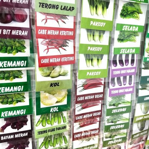 Ready Stock Paket 10 Bungkus Benih Sayuran Campur Murah Dapat Banyak