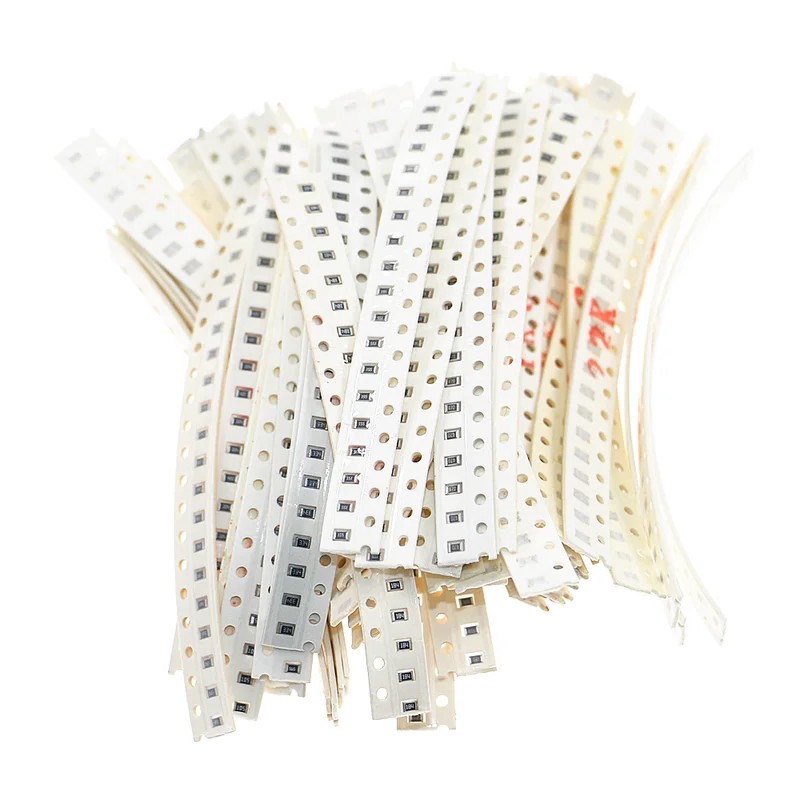 BEST SELLER 1280pcs 64 Values 5% 0.125W 0ohm-10Mohm 0805 SMD Resistor Assort Kit Pack